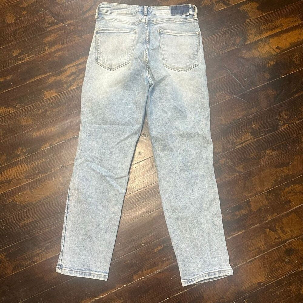 Risen distressed acid wash straight leg 5/27 boutique jeans - Picture 4 of 4